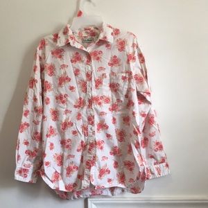 Floral button down